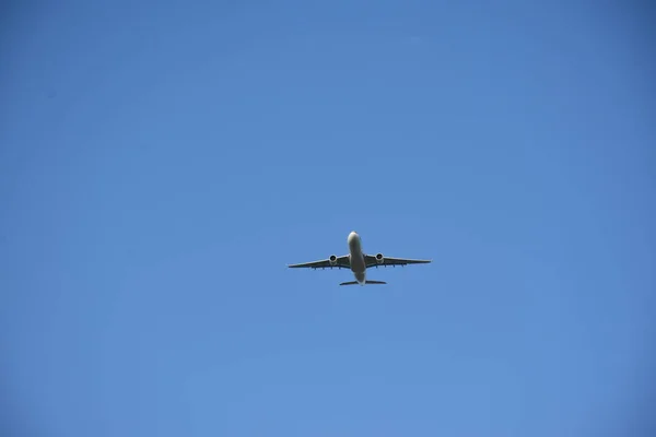 Avião Céu Paisagem — Fotografia de Stock