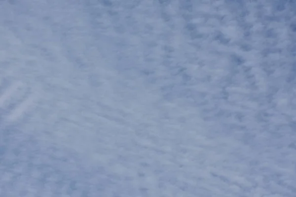 Blue Sky Rippled White Clouds — Stockfoto