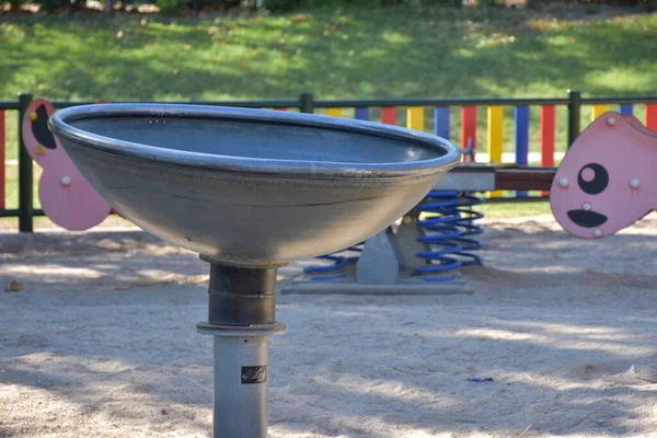 Children Playground Park Summer Day — Foto Stock