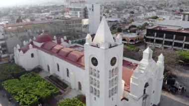 San Marcos Katedrali 'nin Hava Aracı Çekimi - Tuxtla Gutierrez, Chiapas, Meksika