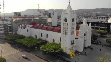 San Marcos Katedrali 'nin Hava Aracı Çekimi - Tuxtla Gutierrez, Chiapas, Meksika