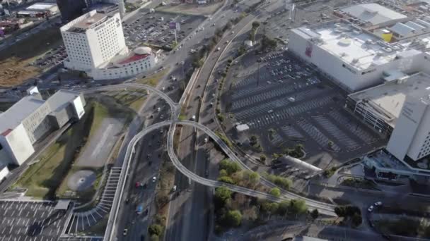 Aerial Drone Video of Angelopolis Business district in Puebla city, Puebla, Mexico — Vídeos de Stock