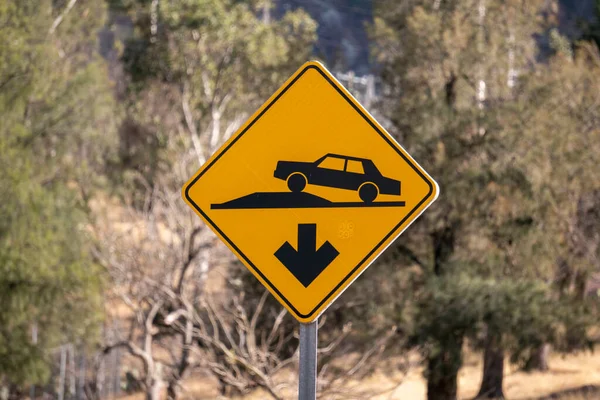 Topes speed bump sign in Guanajuato, Mexico — Stockfoto