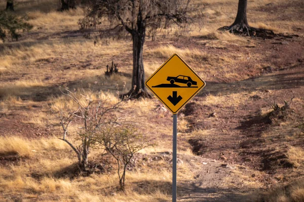 Topes speed bump sign in Guanajuato, Mexico — Stockfoto