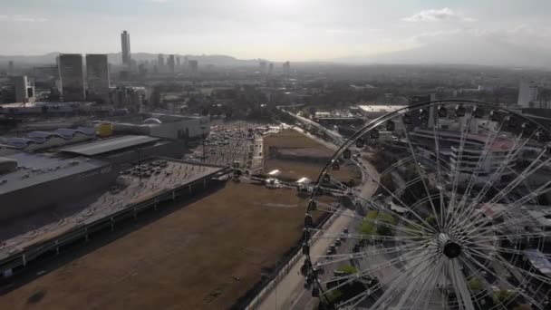 Vidéo Aérienne Par Drone Quartier Affaires Angelopolis Puebla Puebla Mexique — Video