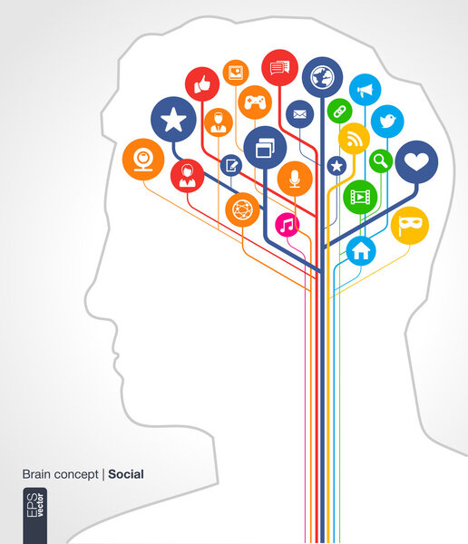 Социальные сети. Концепция мозга

