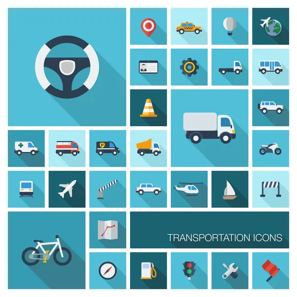 Transportation industry — Stock Vector