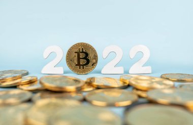 2022 'de Bitcoin madeni para.