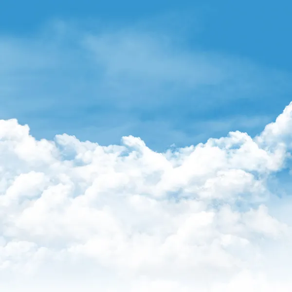 Céu e nuvens fundo — Fotografia de Stock
