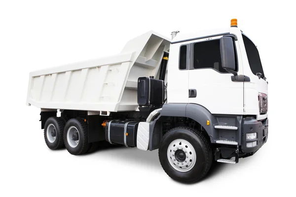 White Dump Truck — Stock Photo, Image