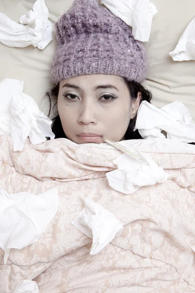 Inverno da gripe 1 — Fotografia de Stock