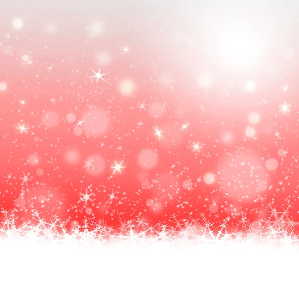 Christmas card on red background — Stock Photo, Image