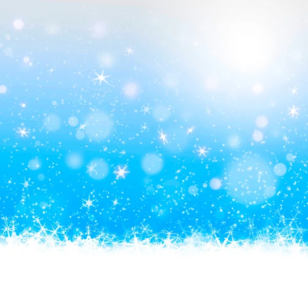 Weihnachtskarte auf blauem Hintergrund — Stockfoto
