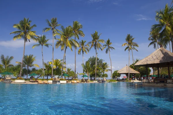 Vacker tropisk pool — Stockfoto