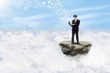 işadamı ve cloud computing