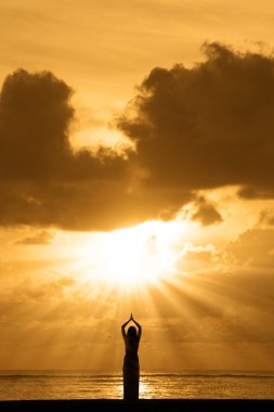 sunrise, Yoga