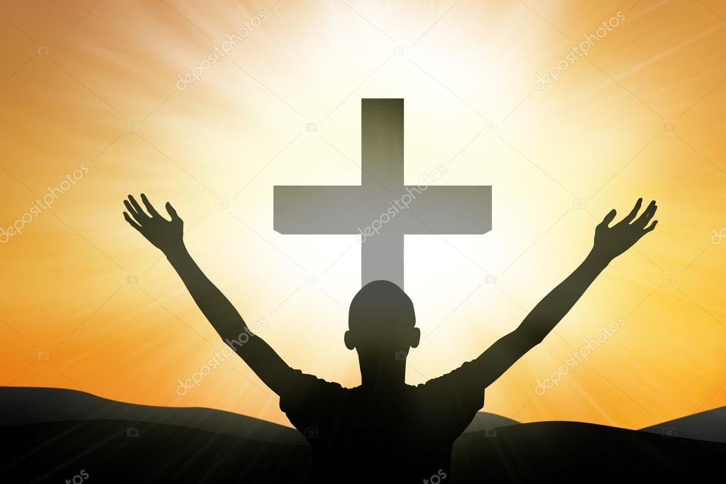 Christian worship at the Cross — Stock Photo © realinemedia 19761205