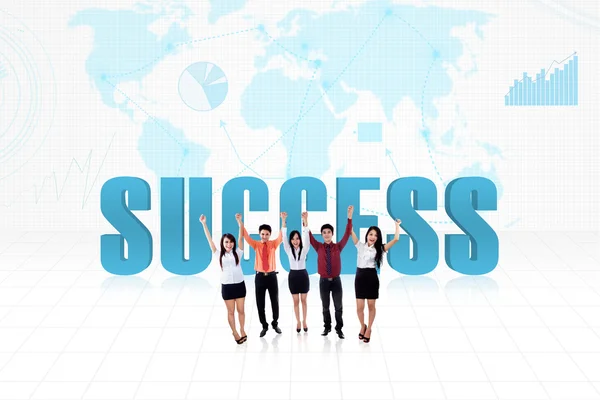 Global success team — Stock Photo, Image