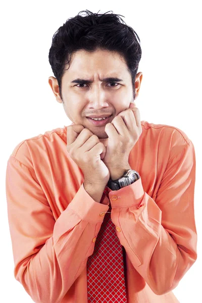 Hombre de negocios asustado — Foto de Stock