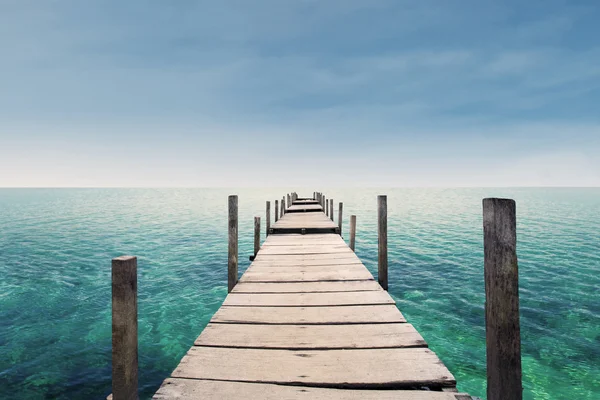 O caminho para a ilha do paraíso — Fotografia de Stock