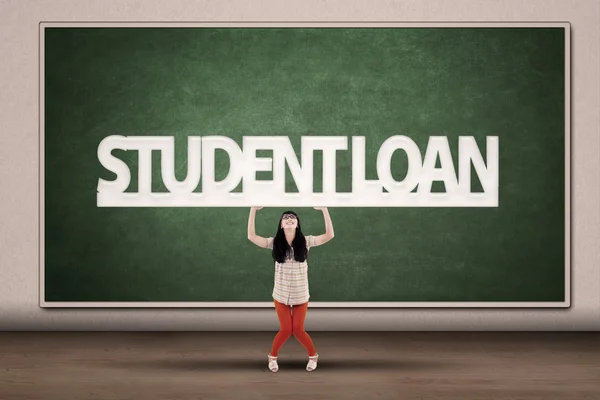 Concepto de préstamos estudiantiles —  Fotos de Stock
