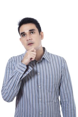 düşünen adam - izole