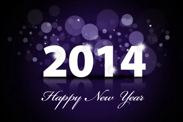 Gott nytt år 2014 bakgrund — Stockfoto