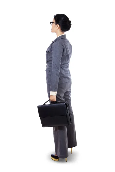 Businesswoman Looking At Something — Stock Photo, Image