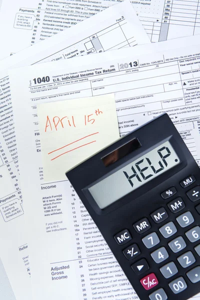 Concept of help assiatant tax — Stock Photo, Image