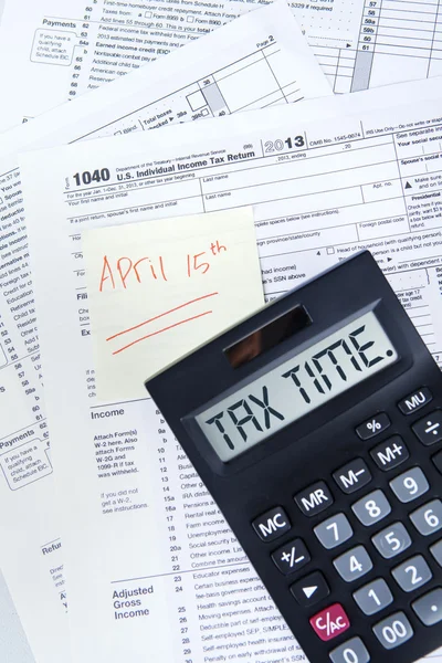 Tax time to pay — Stock Photo, Image