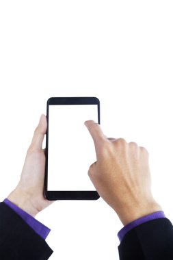 akıllı telefon tutan eller