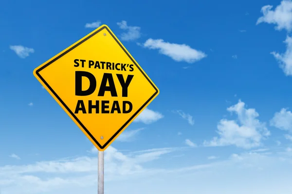 St Patrik's Day Ahead — Stock Photo, Image