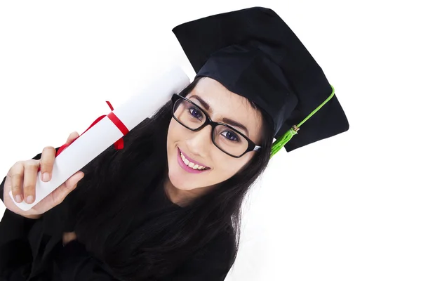 Joven asiático Graduación mujer —  Fotos de Stock