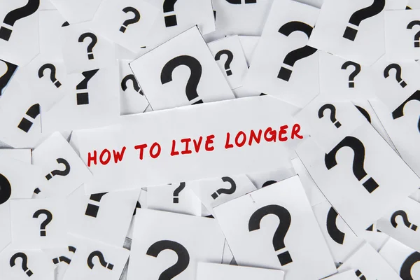 Como viver mais tempo — Fotografia de Stock