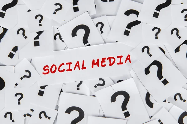 Concetto di social media — Foto Stock