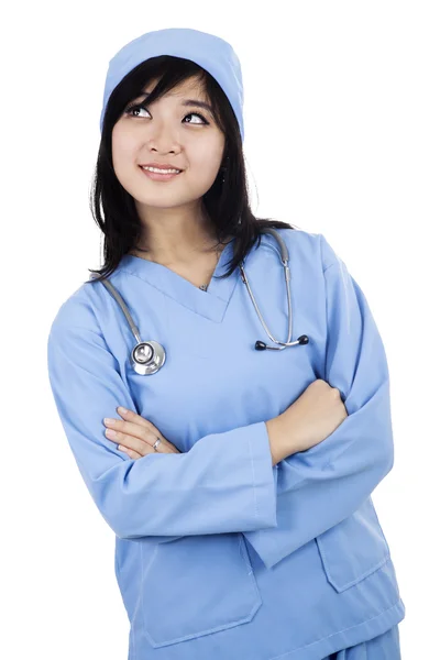 Söta kvinnliga kirurgen — Stockfoto