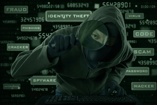 Spyware έγκλημα — 图库照片