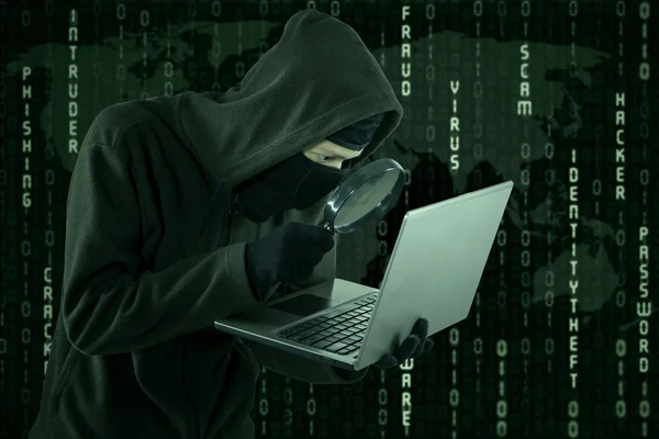 Hacking activity — Stock Photo, Image