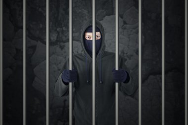 Criminal in jail