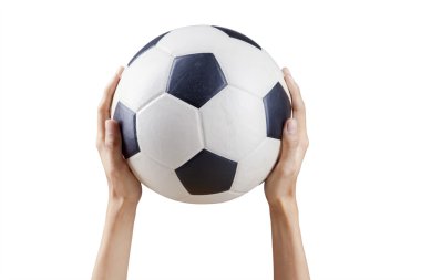 Futbol topu tutan eller