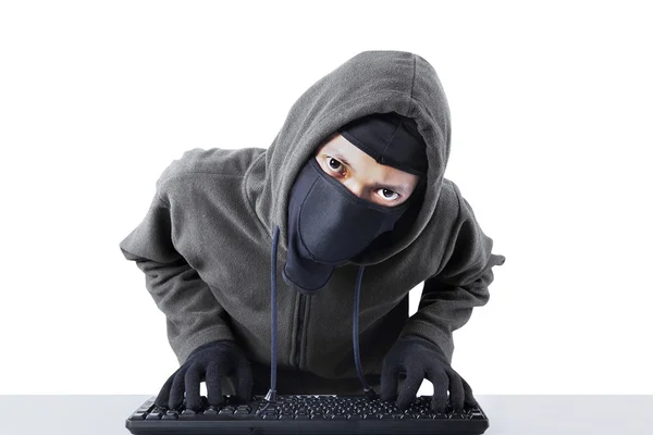 Hacker stjäla information — Stockfoto