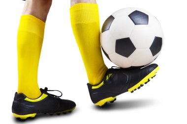 Futbol topu oynayan ayak