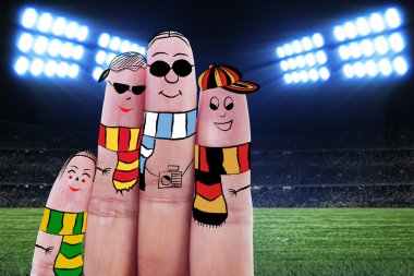 futbol taraftarları işaret parmakları