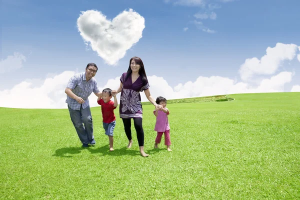 Temps amusant avec la famille Photos De Stock Libres De Droits