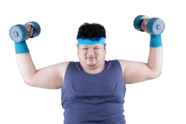 Latihan menurunkan berat badan. — Stok Foto