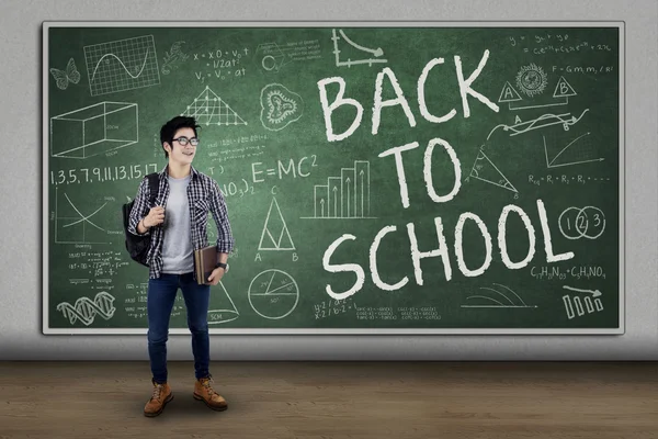 Male student back to school 1 — Stock Photo, Image