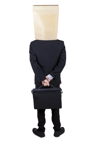 Full length of businesswoman rear view — Stock Photo, Image