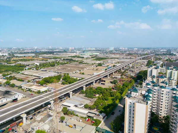 Jakarta Indonesia August 2022 Aerial View New Toll Road Kelapa — Stock Fotó