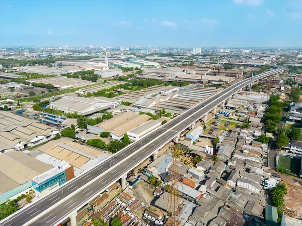 Jakarta Indonesia August 2022 Panoramic View Quiet Traffic Kelapa Gading — Stockfoto