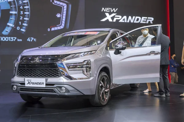 Tangerang Indonesia August 2022 Visitors Looking New Xpander Car Gaikindo — Stockfoto